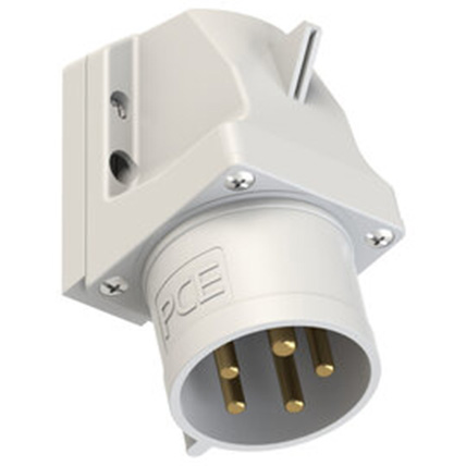 PCE 32A Emergency Wall Mount Appliance Inlet (>50 Volt, 3P+N+E Pin ...